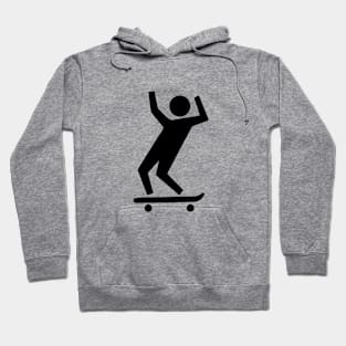 Skate like no one's watching Hoodie